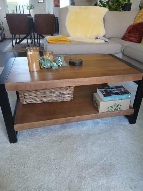 Mango-walnoten salontafel