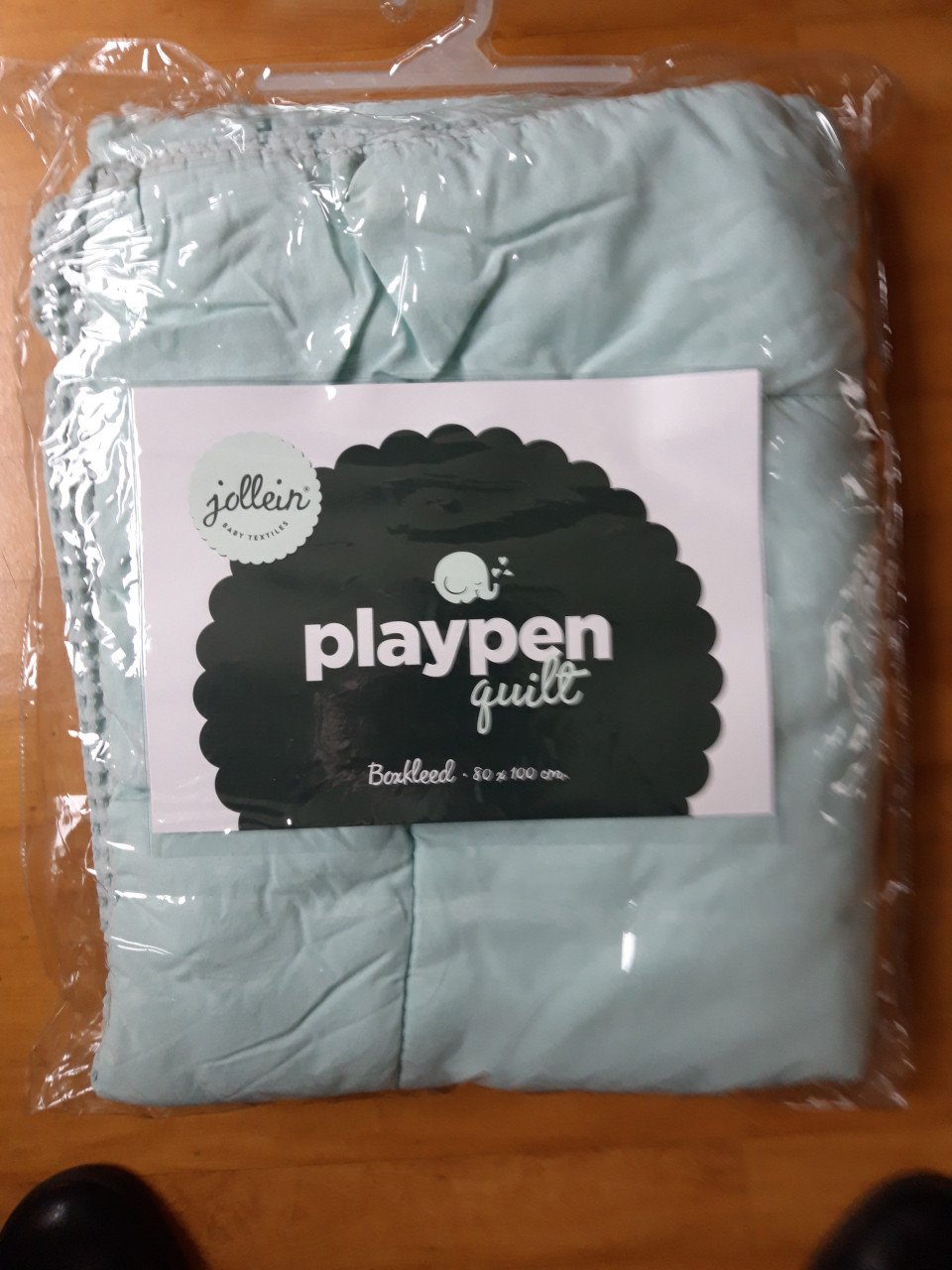 Boxkleed jollein mintgroen