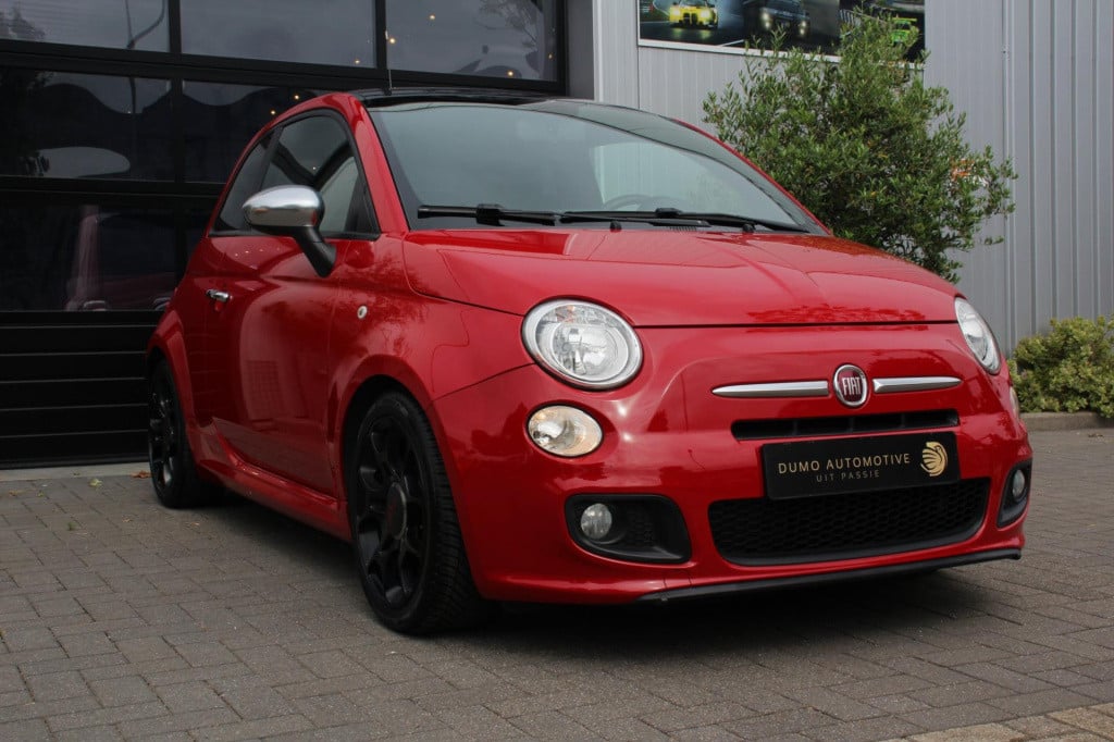 Fiat 500 1.2 500s - leder/alcantara - sport - h&r - aux/usb - nieuwe koppel