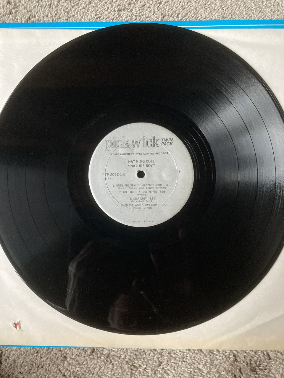 LP Nat King Cole A Tribute To Nat King Cole