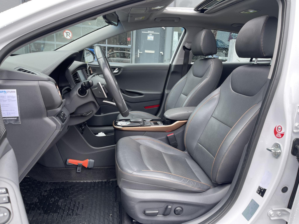 Hyundai Ioniq premium ev | schuif-/kanteldak | leder | geheugenstoel | stuu