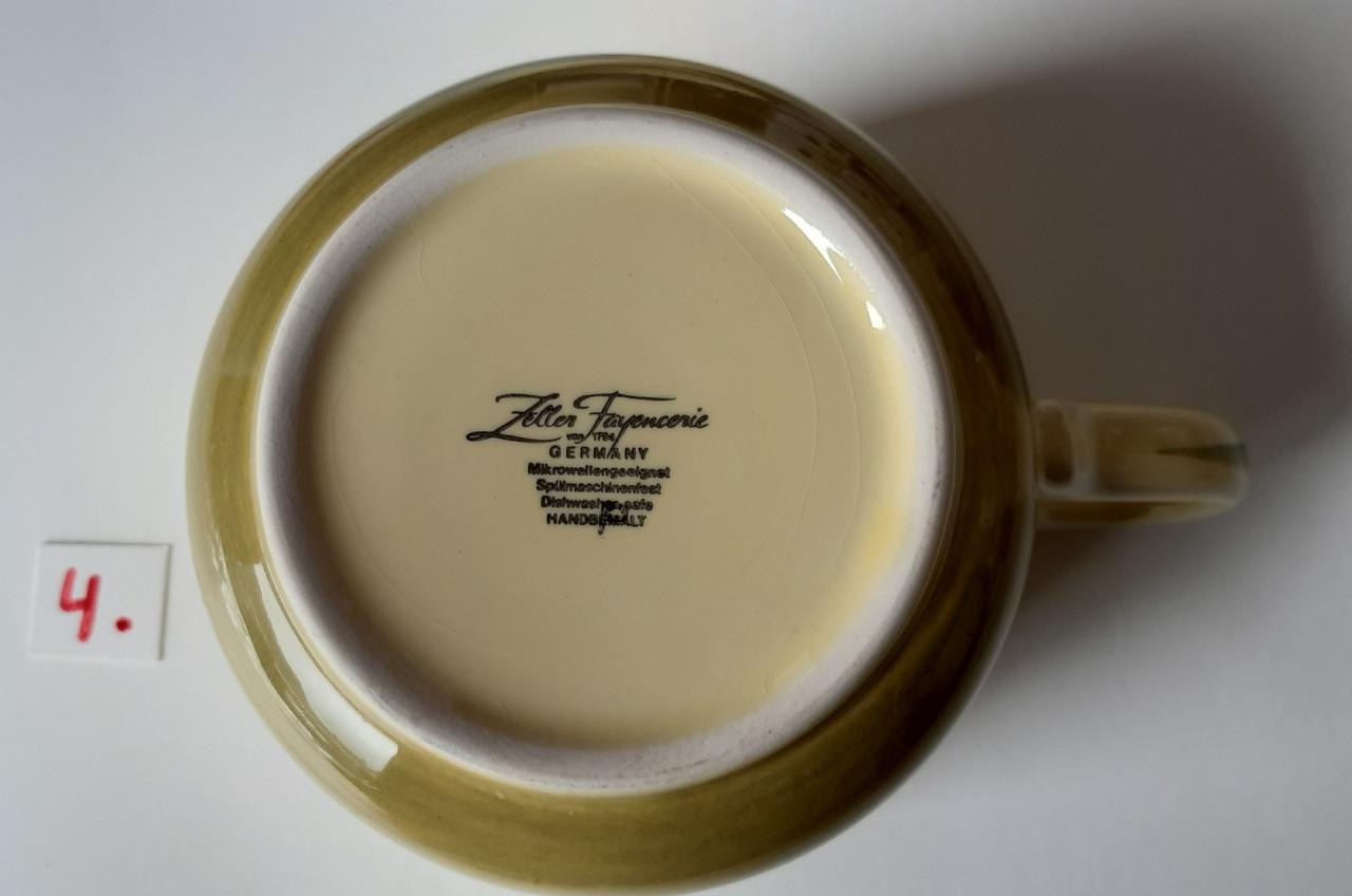 Kip en haan servies: 1 soepkop + 1 schotel