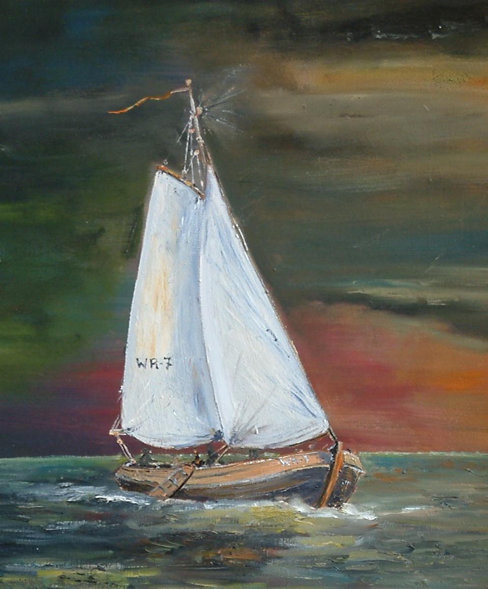 Zeiler visserij houten schepen