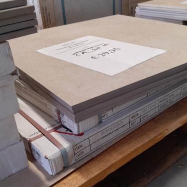 3030-343 ca 11,24 m² Stonelook tegels 60x60 cm, zandkleur, per m²