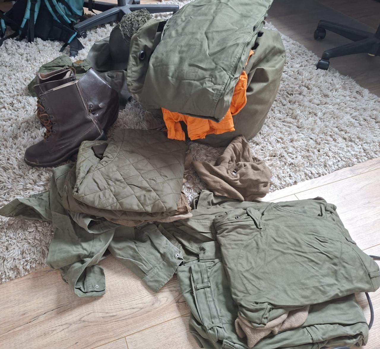 Plunjebaal legerkleding lichting 90-5