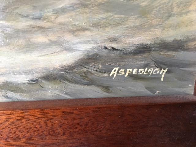 Schilderij    Zeilschip op zee.