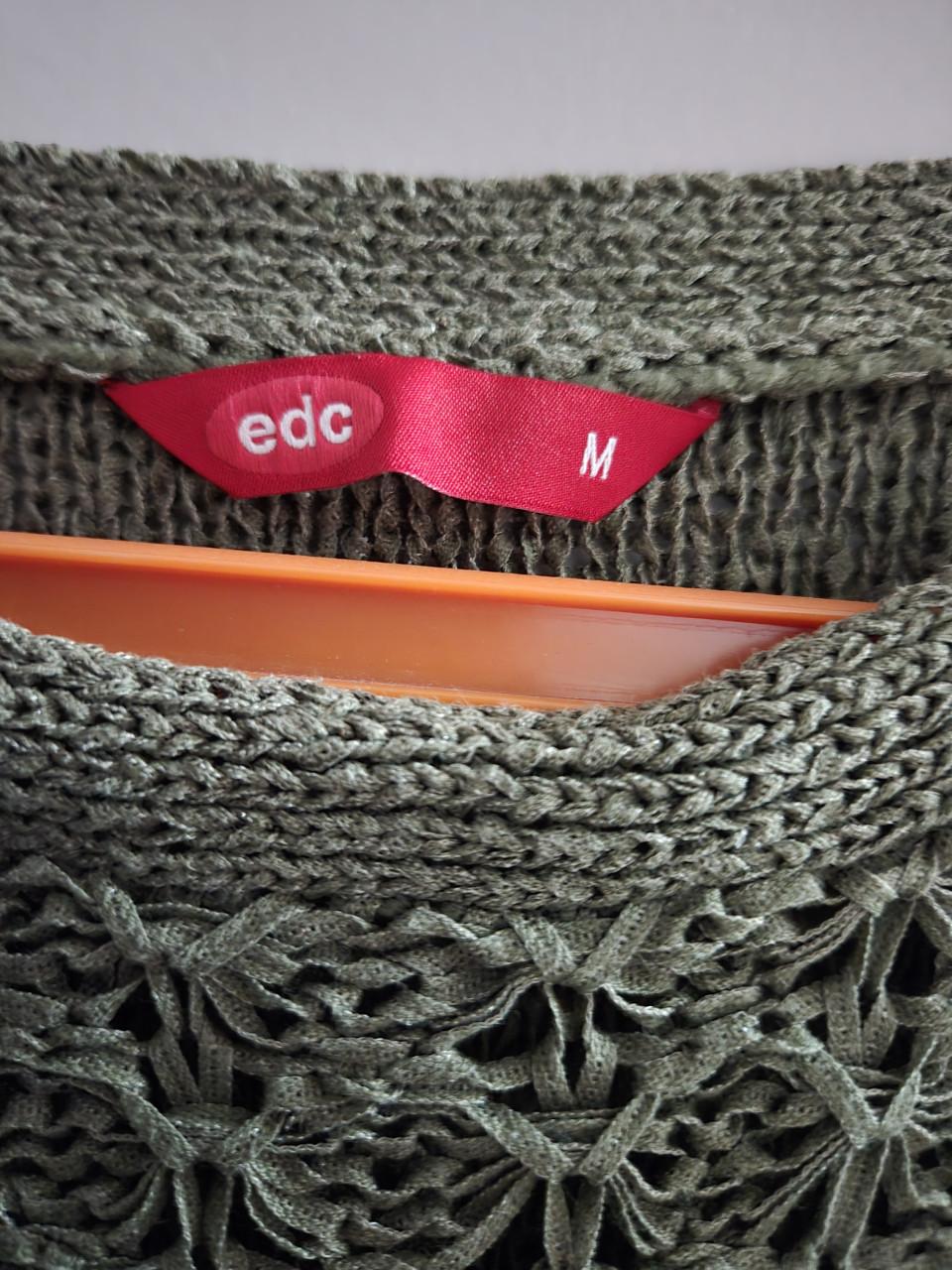Olijfgroene EDC by Esprit zomer trui Maat M