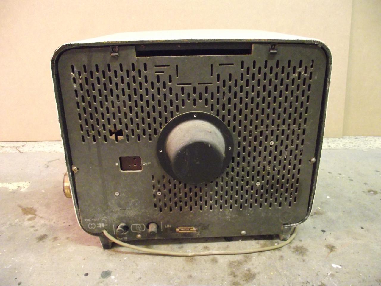 Antieke zwart / wit televisie jaren '50