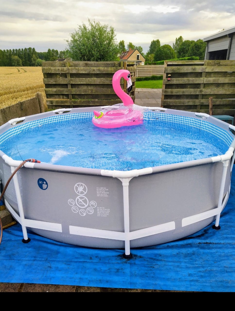 ☀️Intex Prism Frame Zwembad met warmtepomp☀️