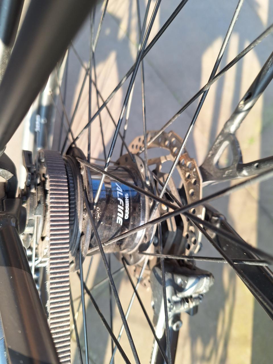 Fiets met Pendix aandrijving