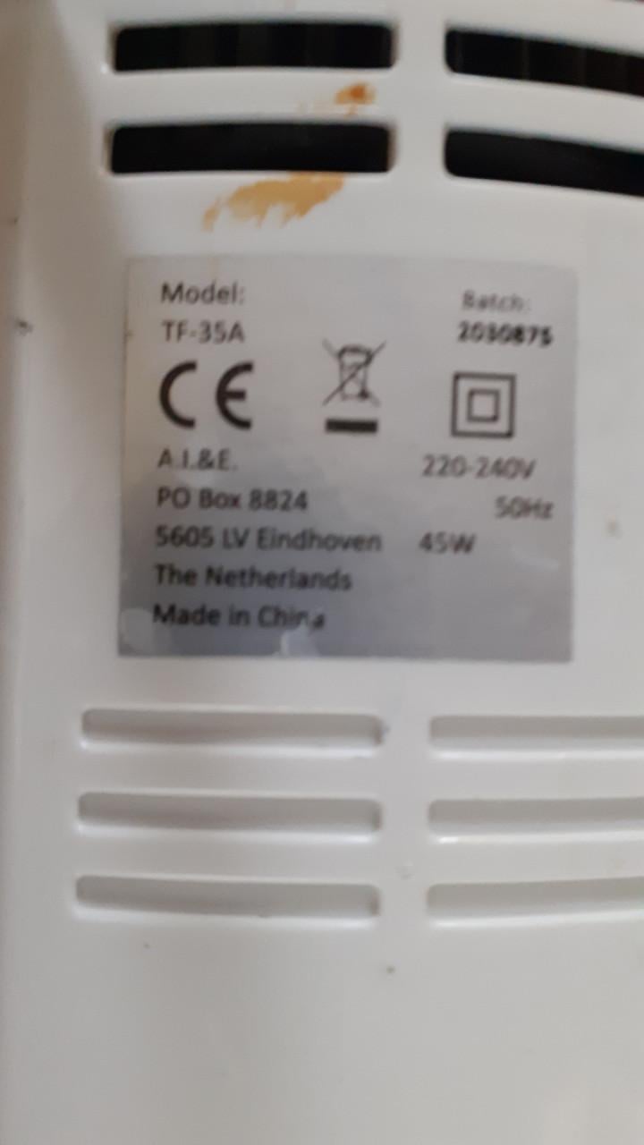 3 x VENTILATOR - Vintage verchroomd! & Rechte Staaf & Vierkante Ventilator