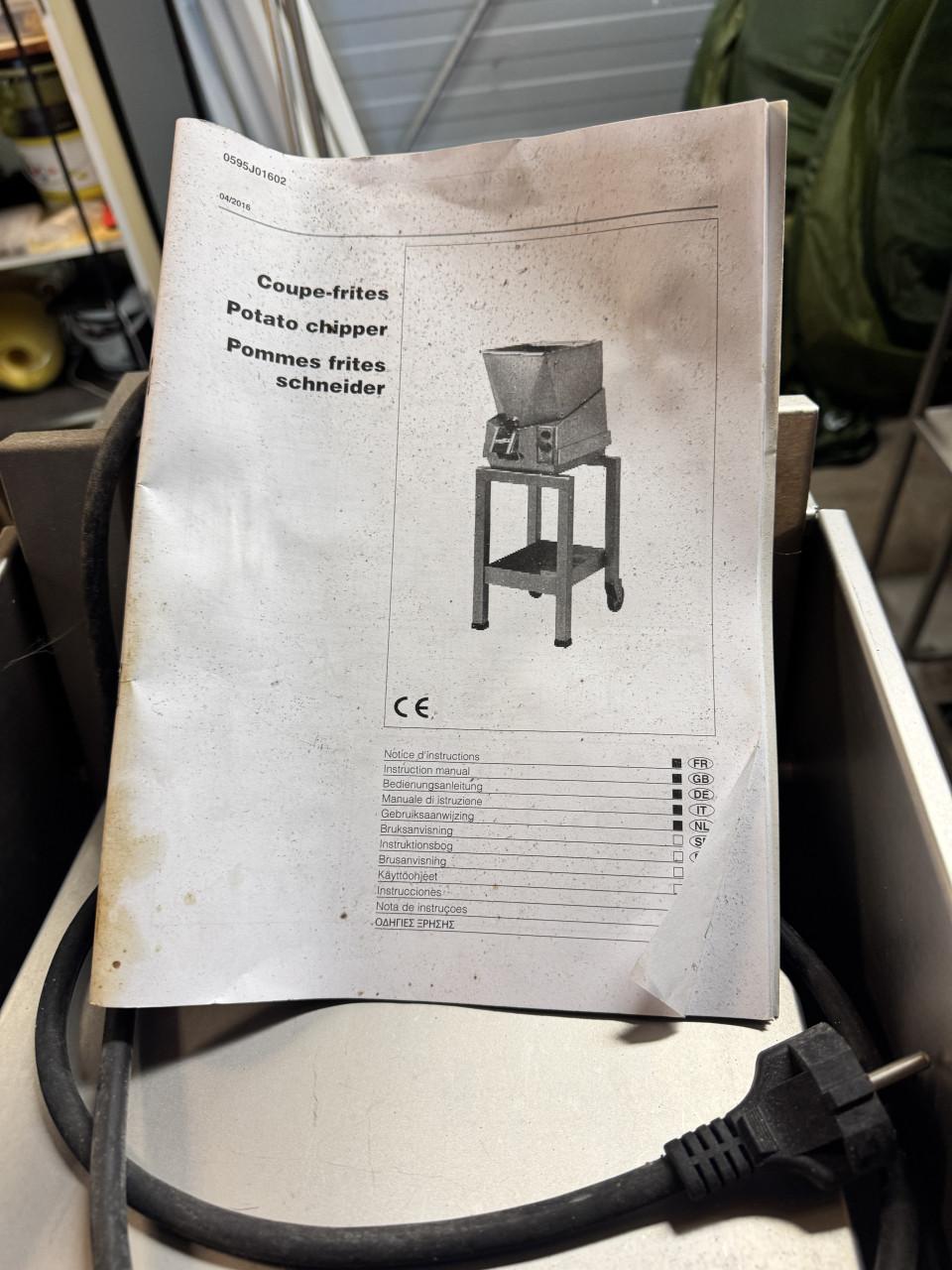 Electrische frietsnijder