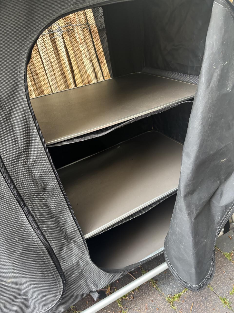 Dubbele campingkast