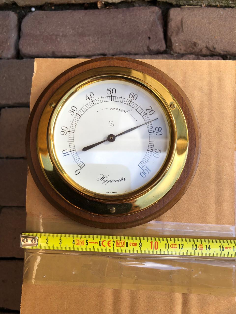 Vintage Hygrometer made in Germany.