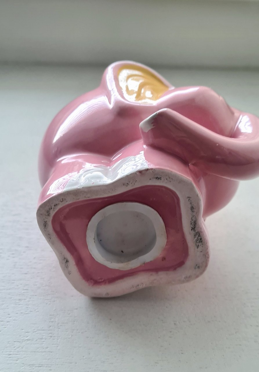 Aardewerk roze olifant spaarpot 10 cm hoog, 12 cm lang