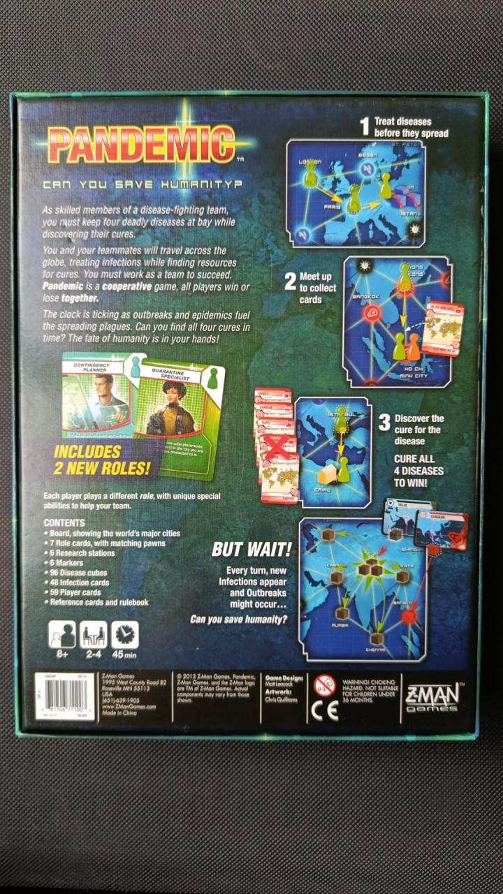 Pandemic bordspel (ENG)