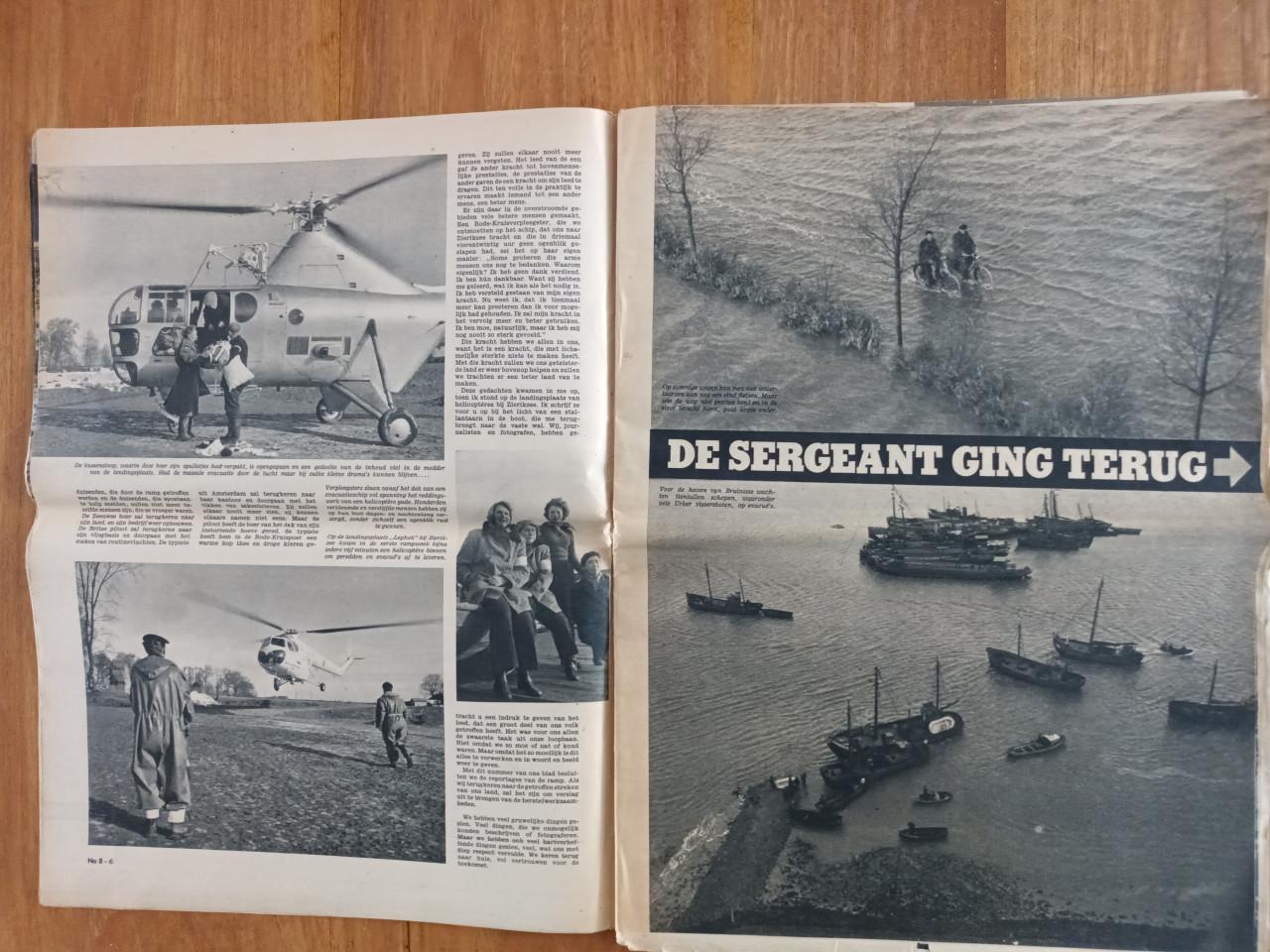 Panorama's, 2 stuks 1953 Watersnoodramp Zeeland