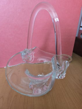 Bonbonschaaltje van glas H20