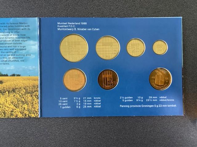 Nederland, FDC jaarset 1988.