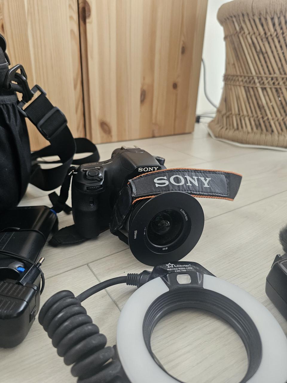 Sony a58 camera met toebehoren