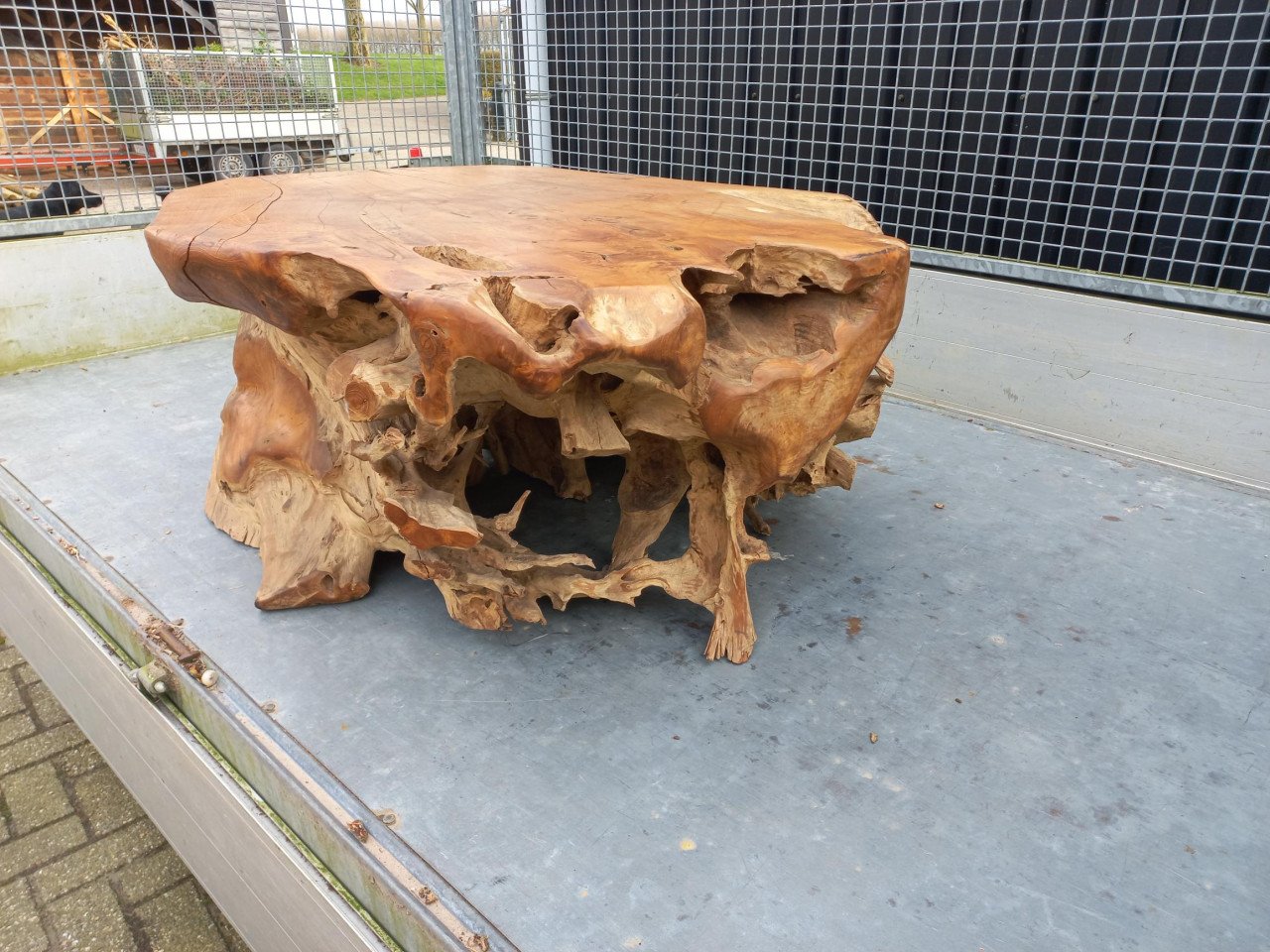 Boomstamtafels van suar hout