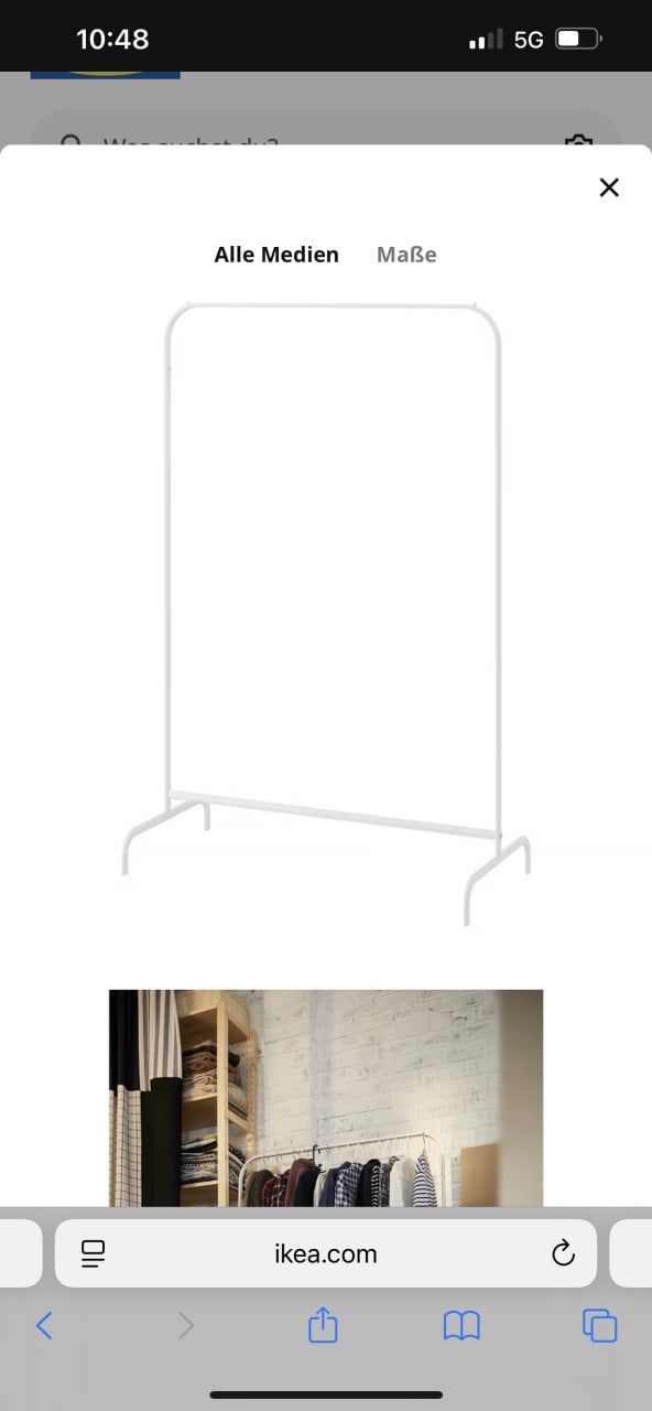 Kledingstangen IKEA