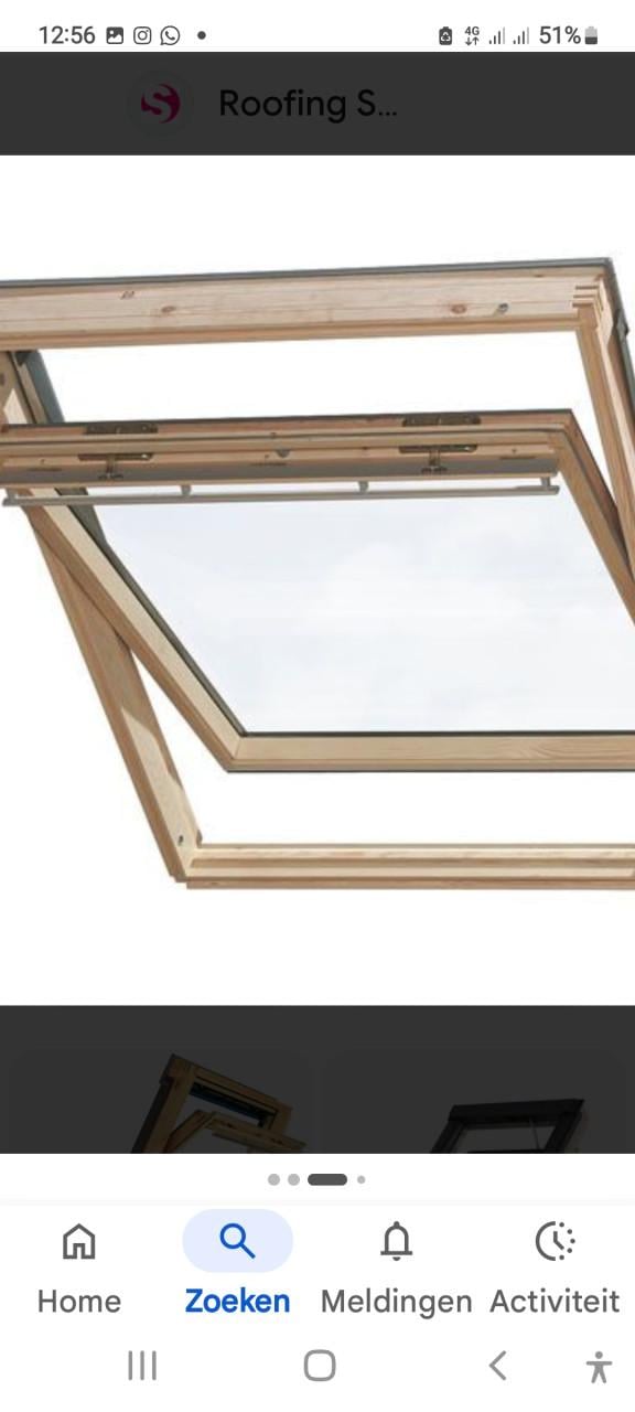 VELUX Dakvenster GGL MO4/3059 78×98 cm compleet met dakgoot