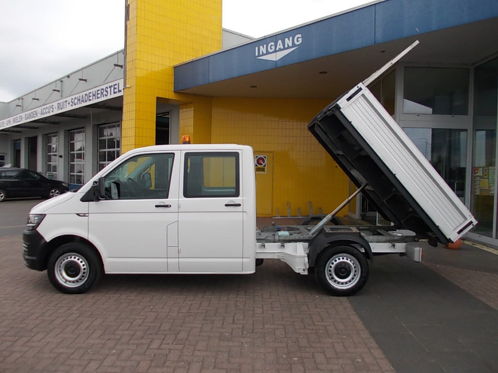 Volkswagen Transporter 2.0 tdi l2h1 dc pick-up, kipper, open laadbak