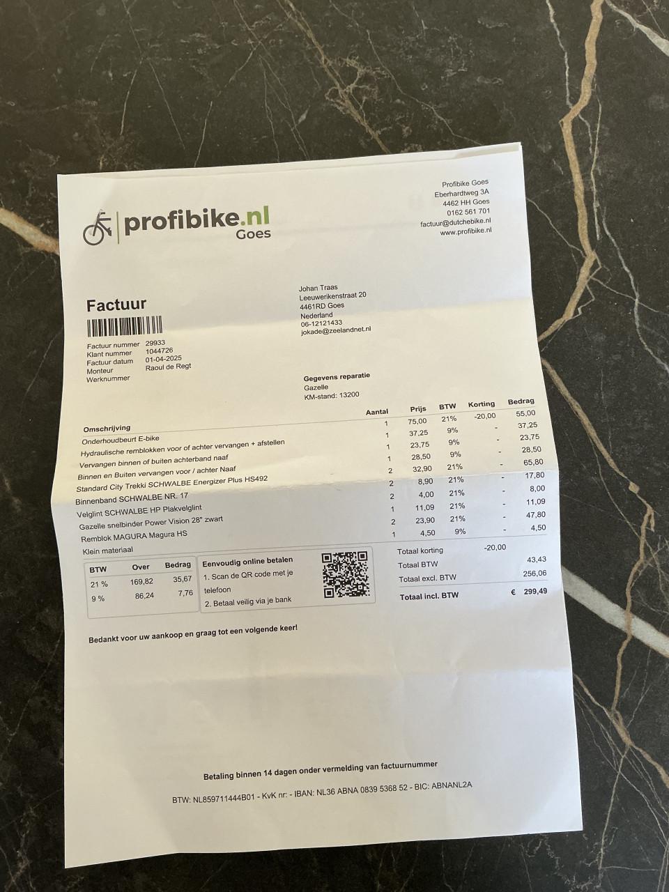 Elektrische Gazelle Vento H53