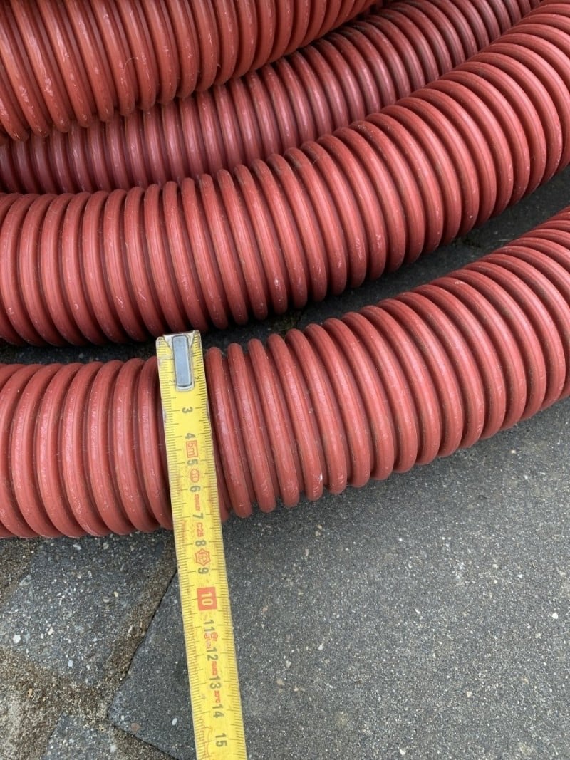 Mantelbuis 75 mm nieuw 22 meter