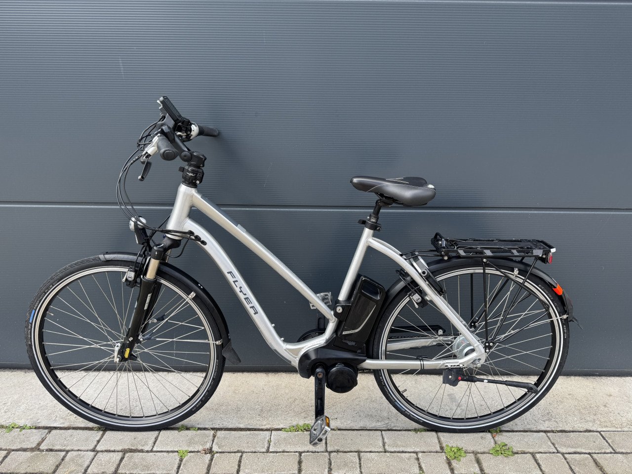 Zeer nette Flyer T8.1 + middenmoter elektrische fiets 500WH