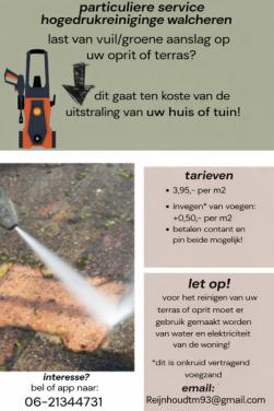 Hogedrukreiniging walcheren