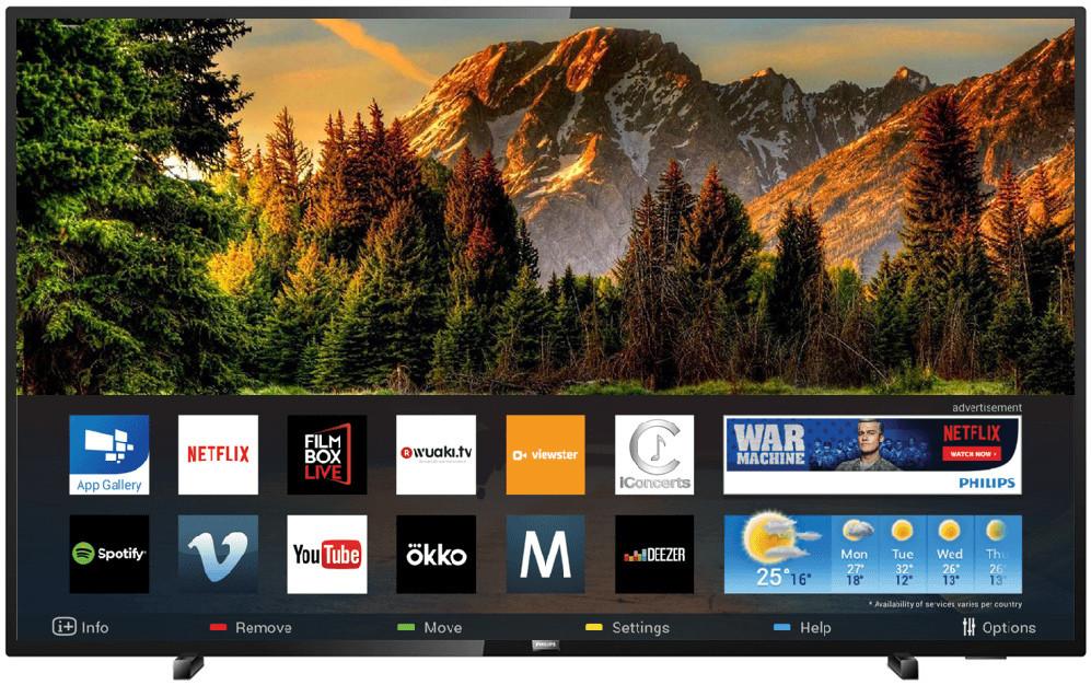 Philips 55 Inch (140cm) Smart 4k UHD ULTRA met WiFi