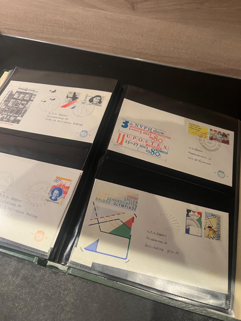 Album met FDC's Nederland waaronder oude enveloppen