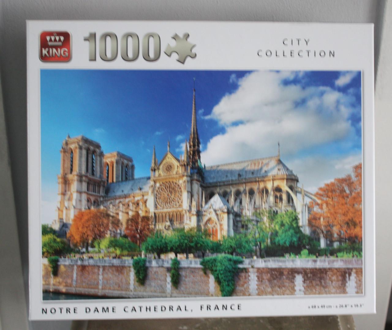 Pzzel notre dame 1000 stukjes