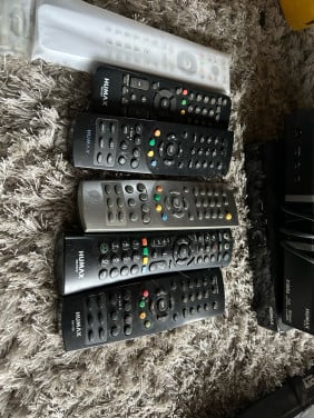 Humax decoders + afstandsbedieningen