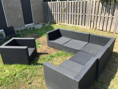 Antraciet Lounge Set