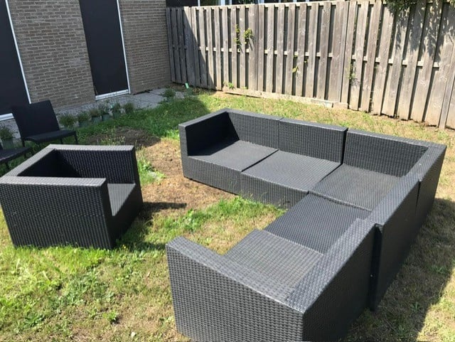 Antraciet Lounge Set