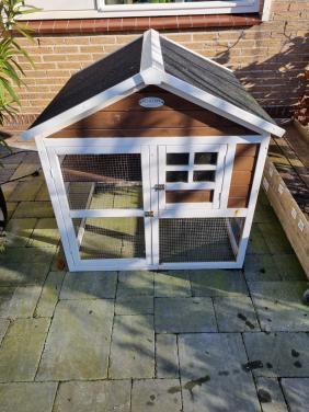 Konijnenhok plus rennetjes