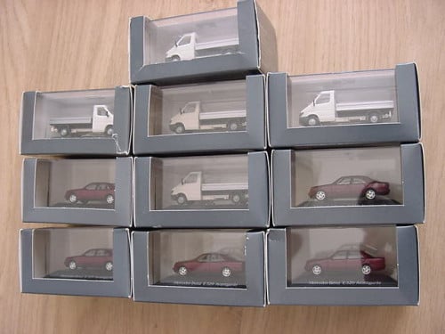10 Mercedes Auto's 1:87 Nieuw in O.V.P.