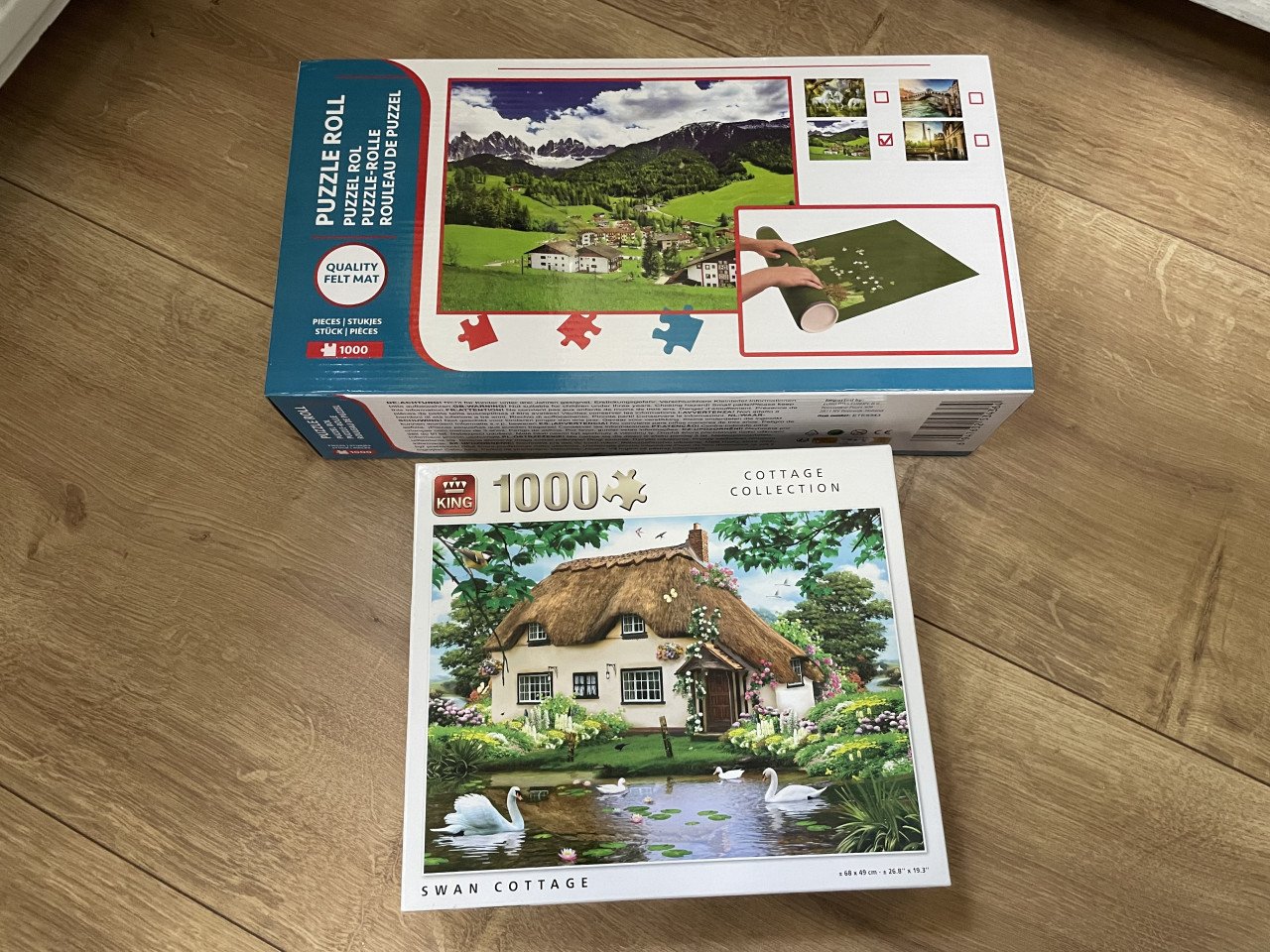 2 puzzels 1000stukjes