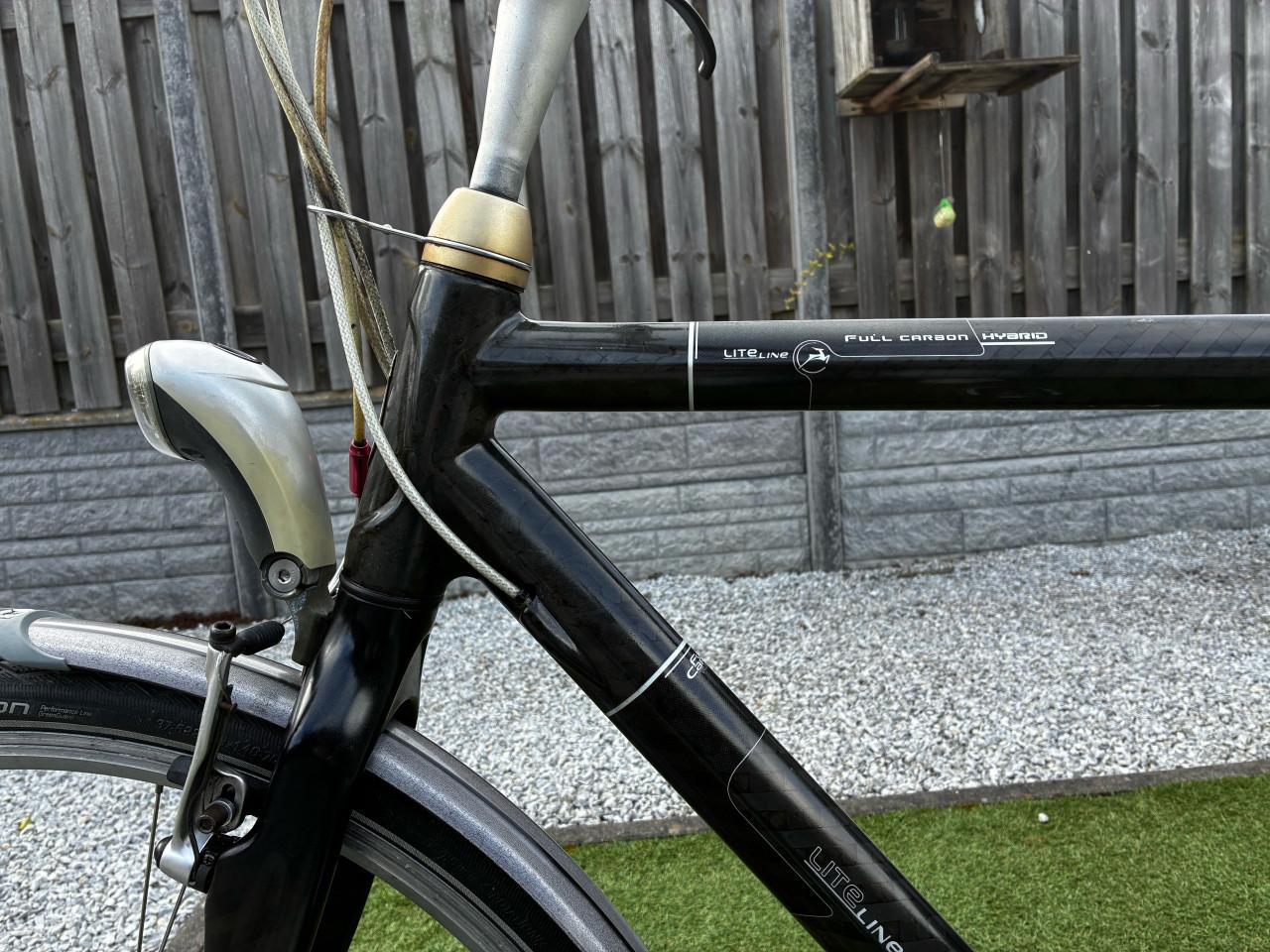 Gazelle LiteLine herenfiets - Full carbon, Shimano Deore 57