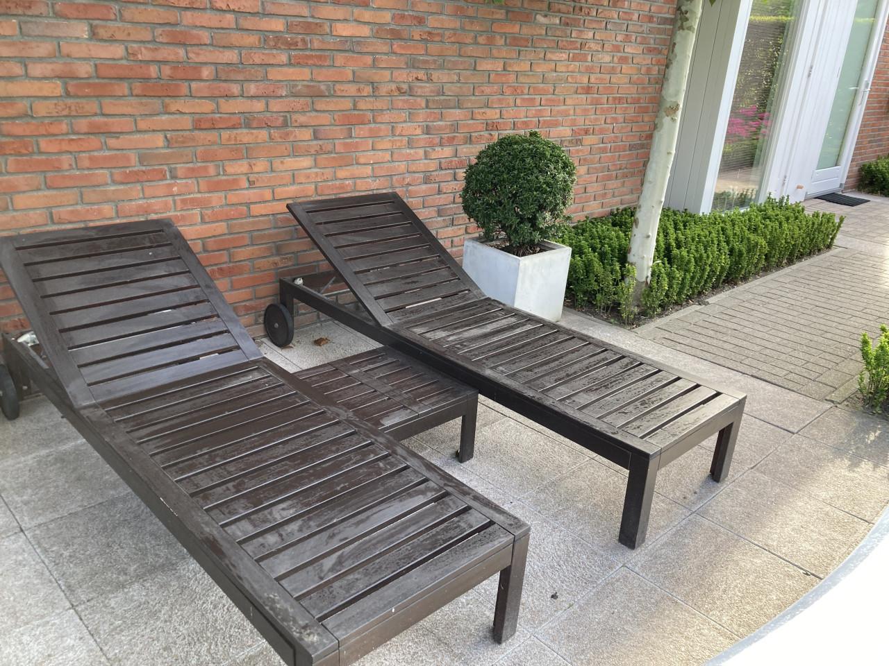 IKEA ligbedden met kussens