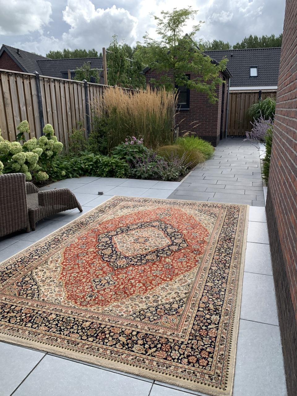 ✨Prachtig Sfeervol Oranje Vintage Vloerkleed Zuiver Scheerwol ✨