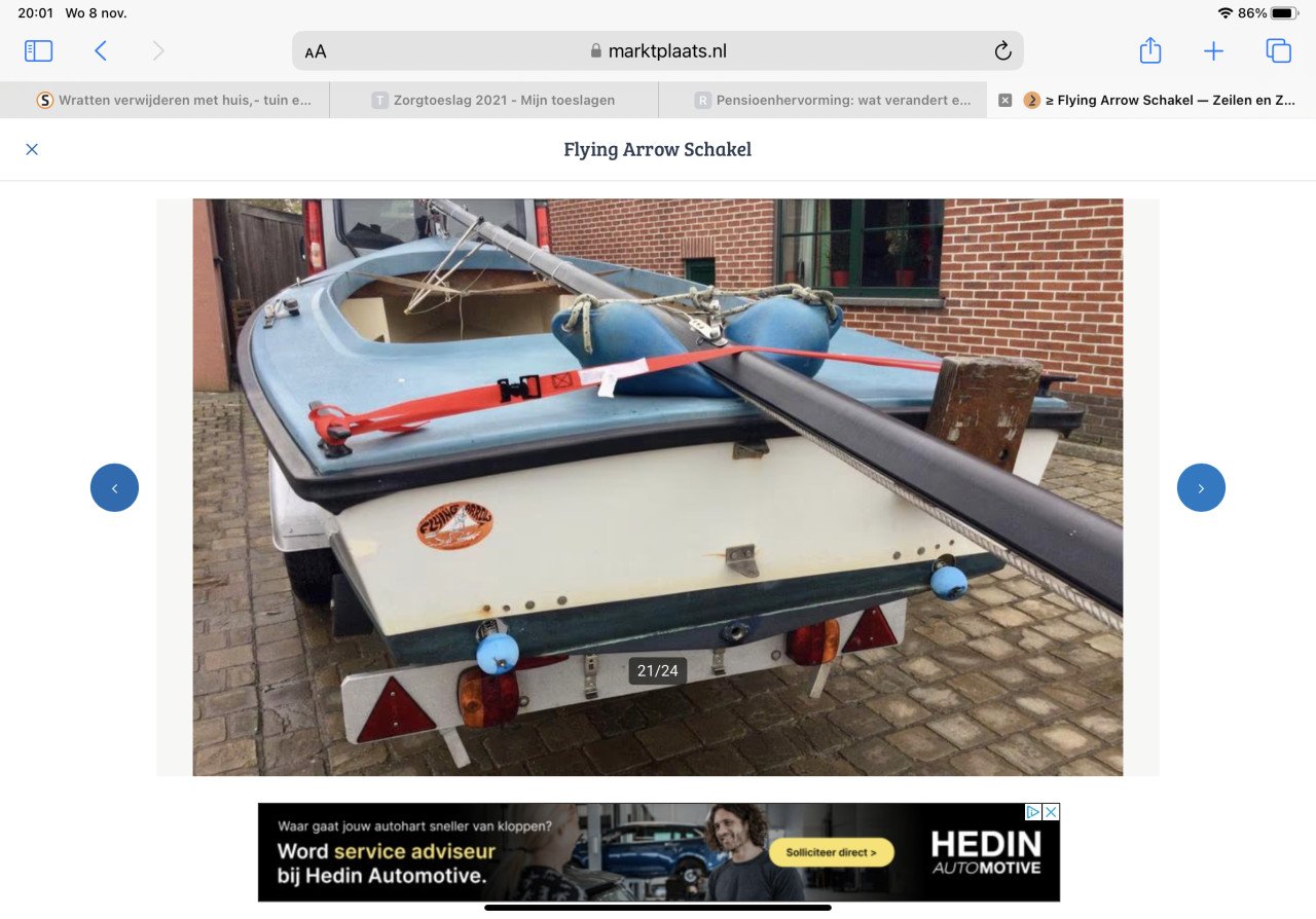 Open zeilboot