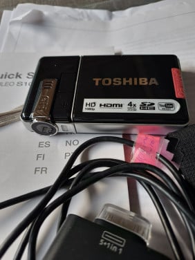 Werkende Toshiba Camileo S10 Full HD digitale video camera....