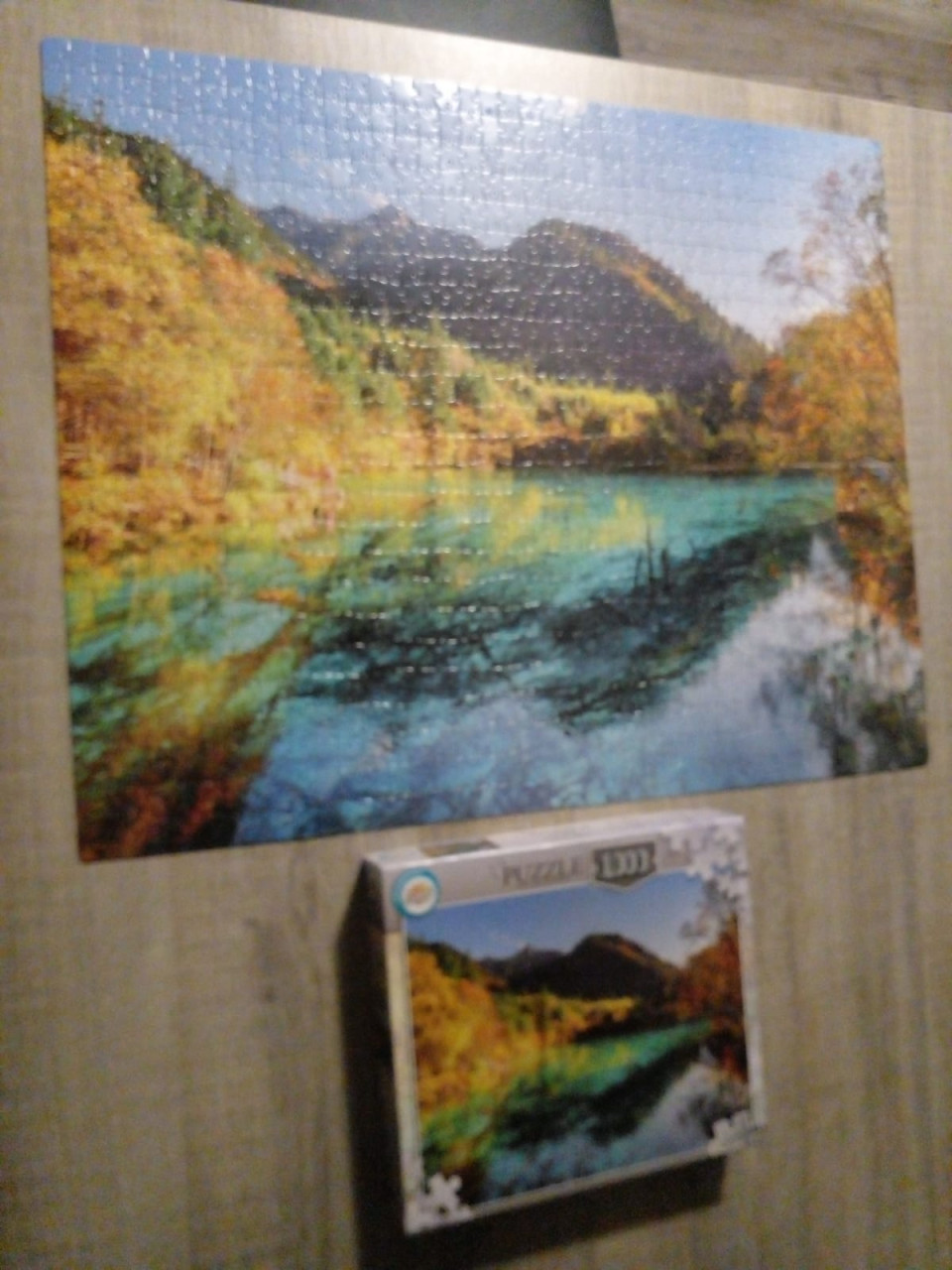 Puzzel. Mooi landschap. 1000 stukjes. Voor € 3,-