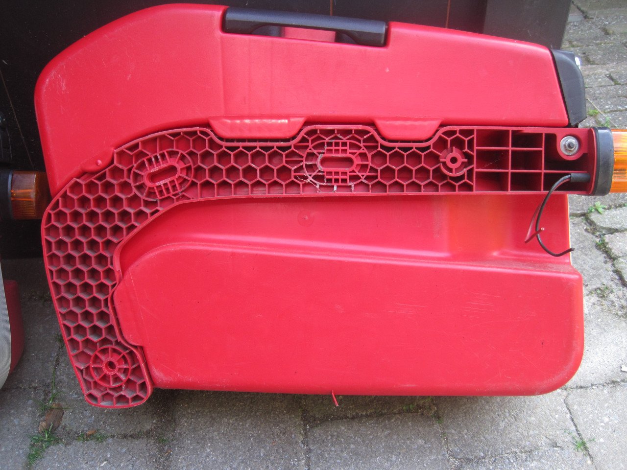 Motorkoffers Krauser rood