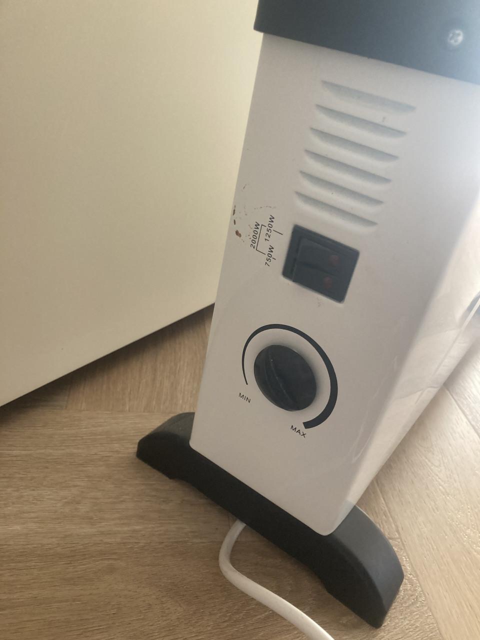 Elektrische Kachel met drie standen