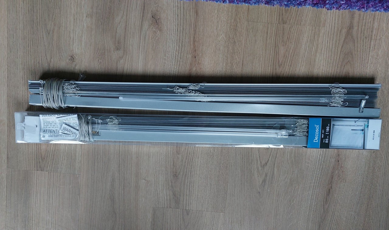 6 zilveren luxaflex